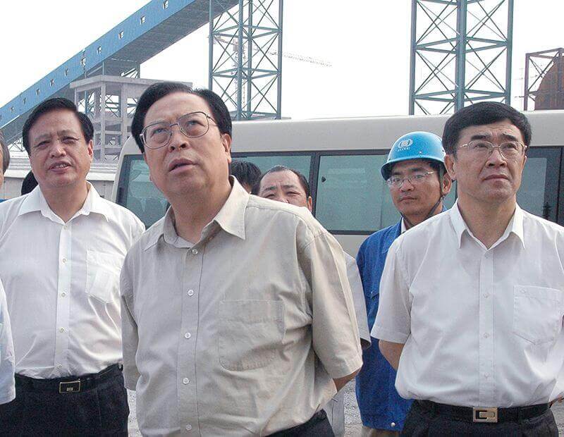 2007年6月30日，时任河南省委书记徐光春到中原大化视察。