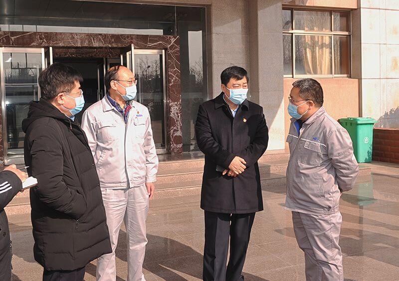 濮阳市副市长陈晓华到我公司调研指导疫情防控工作