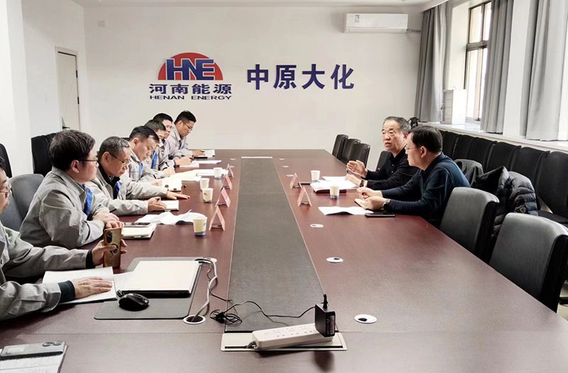 河南能源化工新材料公司领导到濮阳园区督导调研