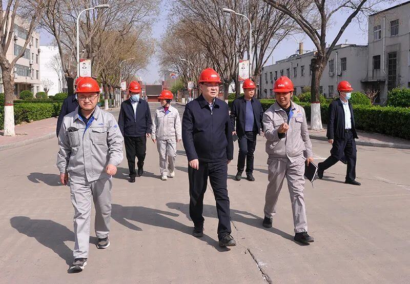 副市长刘冰到中原大化调研