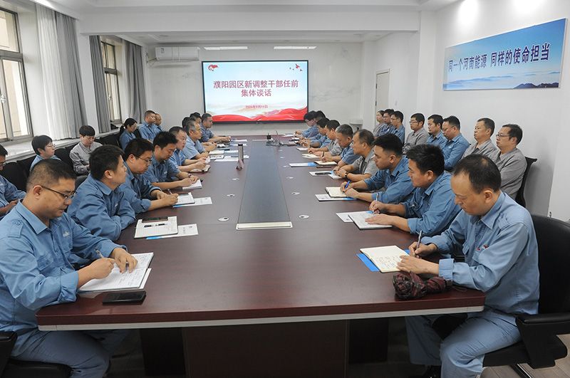 筑牢廉洁从政“防火墙”——濮阳园区召开新调整干部任前集体廉政谈话会